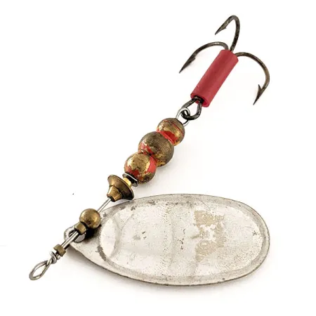 Mepps Aglia 4 Spinner, Silber, 9g, Roter Schlauch, #11963