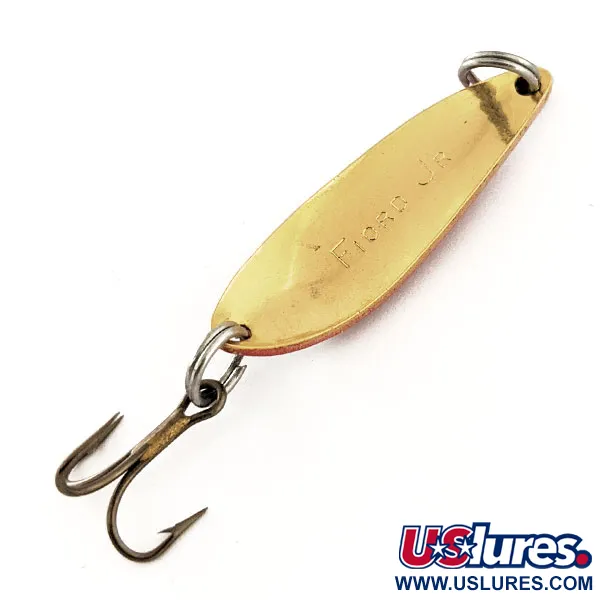 Acme Fiord Spoon Jr Blinker, Rot / Weiß / Gold, 3,4g, Vintage, #11975