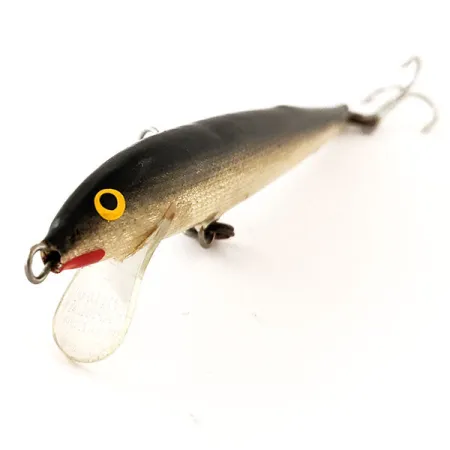 Rapala Original Floater F9 Wobbler, S (Silber), 4g, Balsaholz, #12031