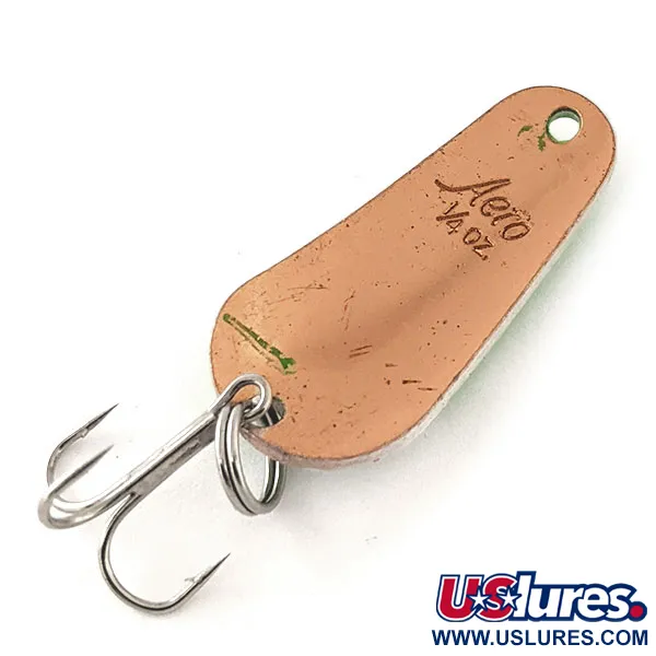 Aeroplane Spinner Aero UV Blinker, Grün/Weiß/Kupfer, 7g, UV, #12054