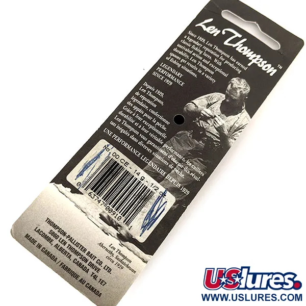 Len Thompson Original #00 Blinker, Rot / Weiß, 14g, Taumeln, #12062