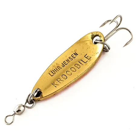 Luhr Jensen Krocodile UV Blinker, Gold/Orange, 9g, UV-Glow, #12076