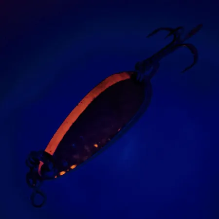 Luhr Jensen Krocodile UV Blinker, Gold/Orange, 9g, UV-Glow, #12076