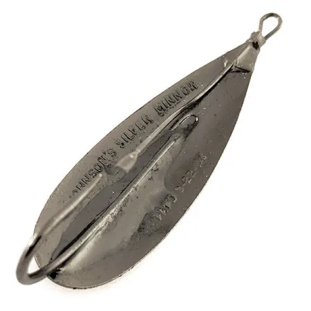 Johnson Silver Minnow Weedless Blinker, Schwarz, 12g, Krautschutz, #12111