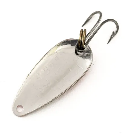 Nebco FlashBait 466 UV Blinker, Nickel gehämmert / Rot, 1g, UV, #12115