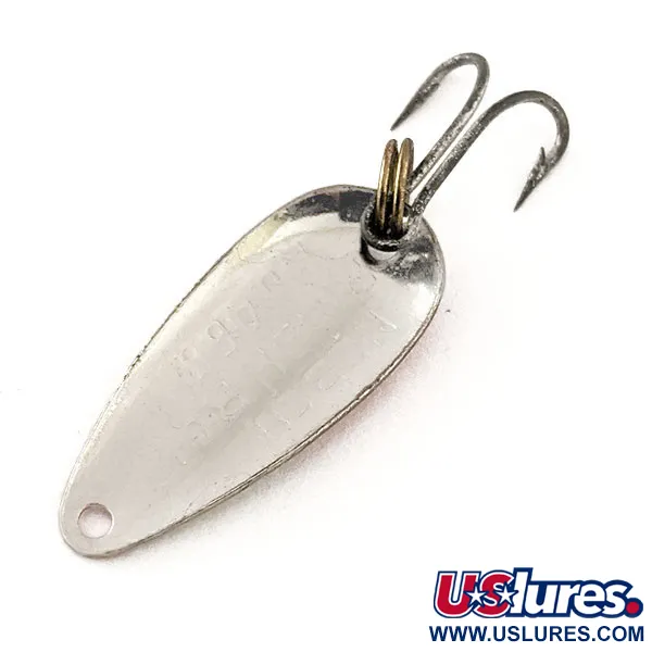 Nebco FlashBait 466 UV Blinker, Nickel gehämmert / Rot, 1g, UV, #12115