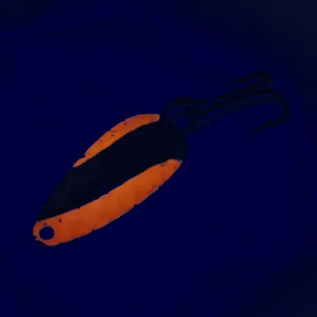 Nebco FlashBait 466 UV Blinker, Nickel gehämmert / Rot, 1g, UV, #12115