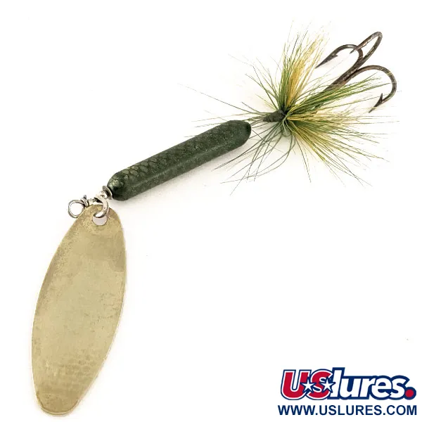 Worden’s Original Rooster Tail 6 Spinner, Messing, 15g, Federdrilling, #12159