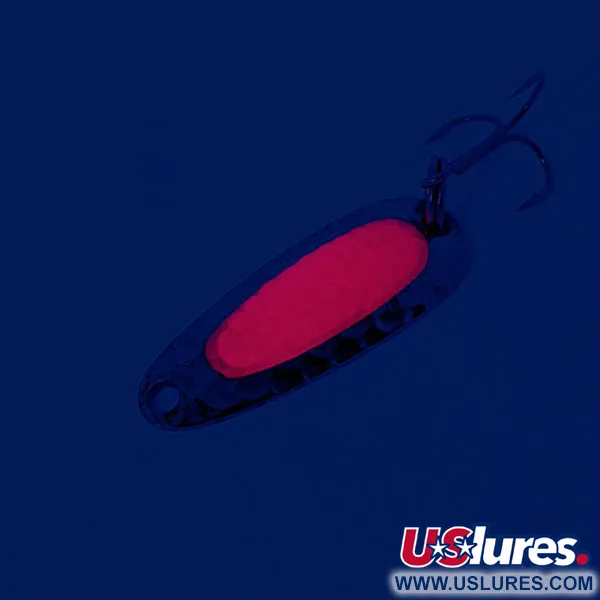 Nebco Pixee Blinker, Hammerschlag-Nickel / Rot, 4.5g, Lachsei, #12188