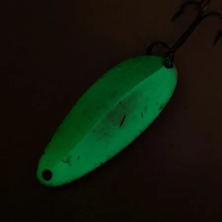 Seneca Little Cleo Glow Blinker, Grün/Weiß/Nickel, 10g, #12190