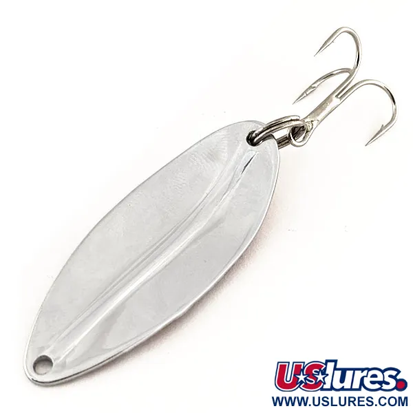 TODDCO Main liner Blinker, Nickel/Dunkelrot, 12,5g, Längssteg, #12221