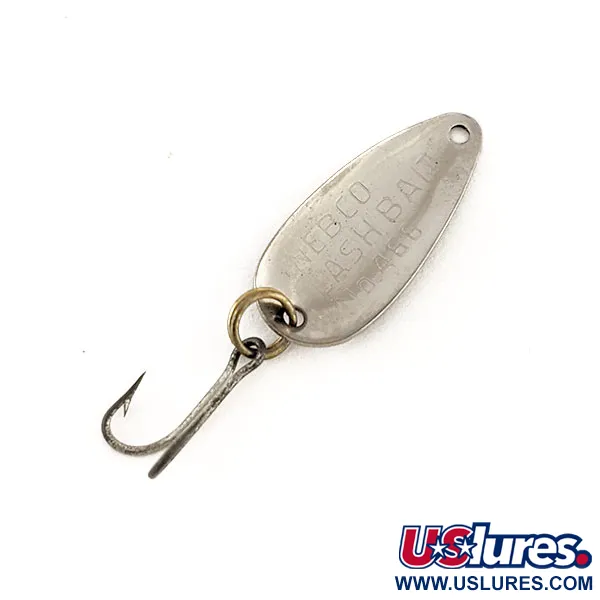 Nebco Flashbait 466 Blinker, Schwarz/Weiß/Nickel, 1g, Ultralight, #12249