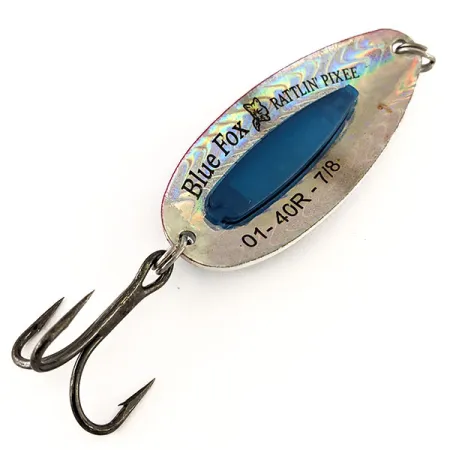 Blue Fox Rattlin Pixee Blinker, Blau/Nickel, 24g, Rogeneinsatz, #12254