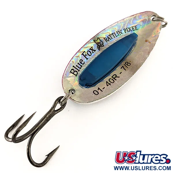 Blue Fox Rattlin Pixee Blinker, Blau/Nickel, 24g, Rogeneinsatz, #12254