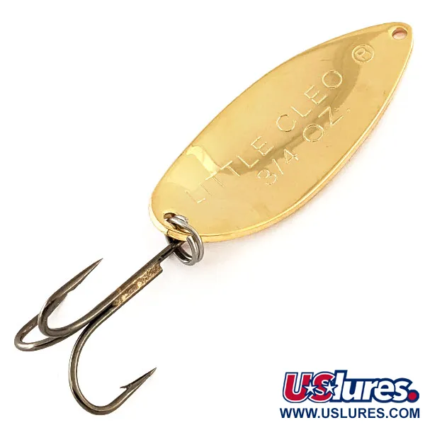 Acme Little Cleo Blinker, Gold / Rot, 21g, vergoldet, #12256