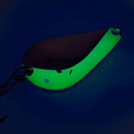 Acme K.O. Wobbler UV Blinker, Nickel / Grün, 14g, UV-aktiv, #12259