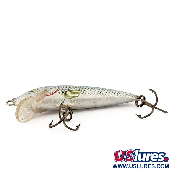 Rapala Original Floater F5 Wobbler, Blau/Silber, 2,5g, Balsa, #12279