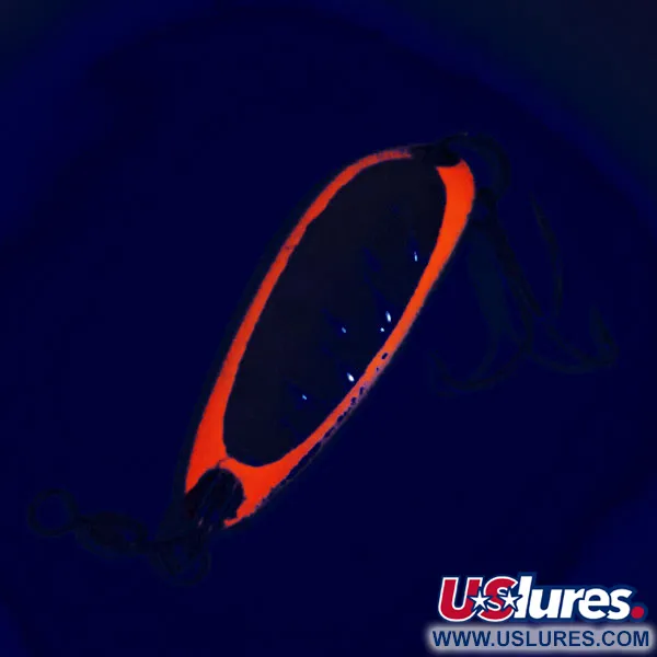 Luhr Jensen Krocodile Blinker, Rot / Messing, 9g, UV-aktiv, #12316