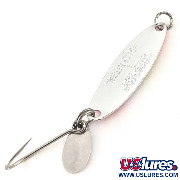 Luhr Jensen Needlefish 1 Schlepplöffel, Pink/Weiß/Gelb, 2g, UV, #12319