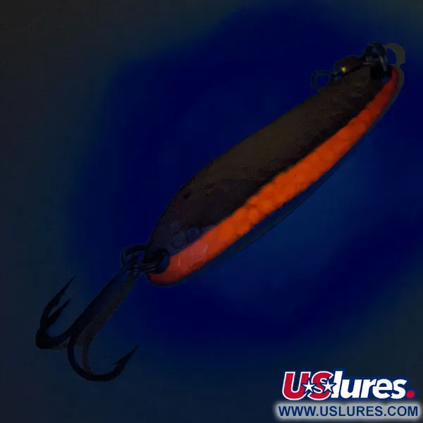 Luhr Jensen Krocodile Die #3 UV Blinker, Messing/Rot, 10g, UV, #12325