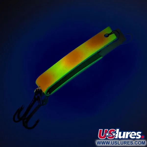 South Bend Super-Duper 503 UV Blinker, Chartreuse/Rot, 4.3g, #12331