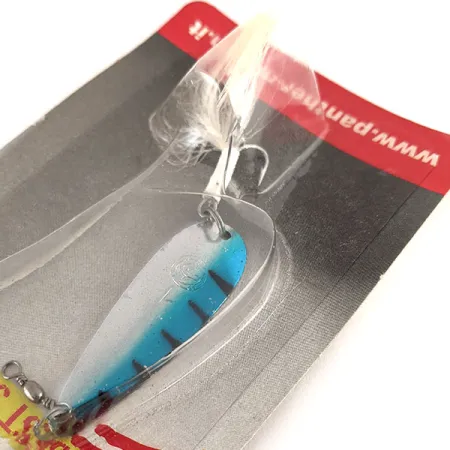 Panther Martin Svizzero Siluro con Penna Mare Spinner, Nickel/Blau, 4g, #12333