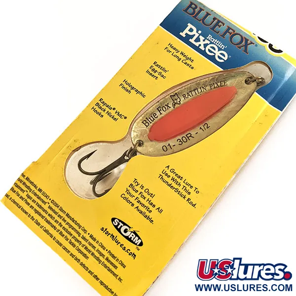 Blue Fox Rattlin Pixee Blinker, Regenbogenforelle, 14g, Ei, #12334