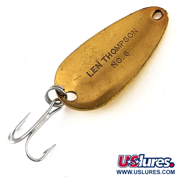 Len Thompson #8 Blinker, Five of Diamonds, 7g, Messing, #12340