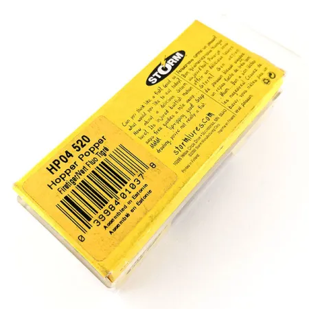 Storm Hopper Popper Oberflächenköder, Fire Tiger, 2g, #HP04 520