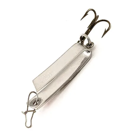 Luhr Jensen Super-Duper 501 Blinker, Nickel / Rot, 2,3g, U-Form, #12373