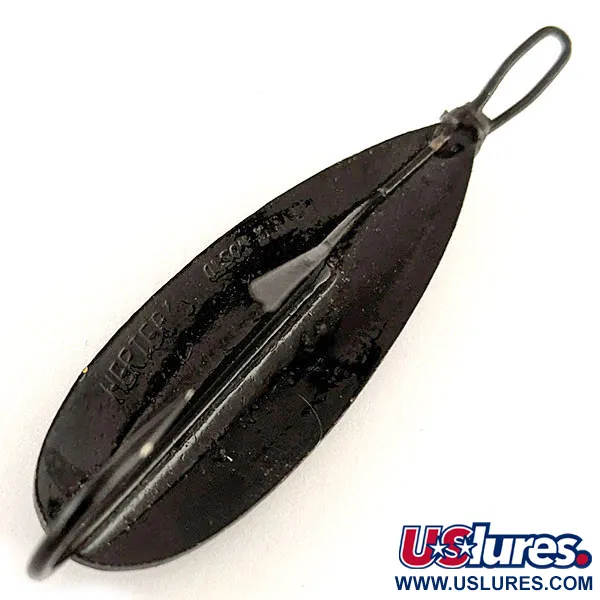 Herter's Olson Minnow Krautschutzblinker, Schwarz, 12g, Messing, #12376