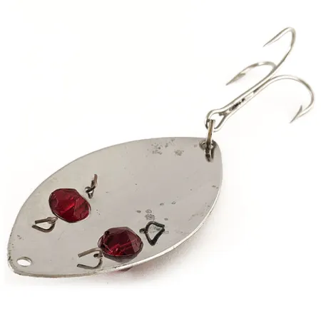 Lucky Strike Gold Red Flash Blinker, Nickel / Red Eyes, 21g, #12383