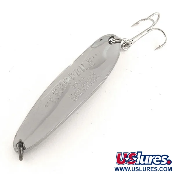 Luhr Jensen Krocodile Die #4 Blinker, Nickel/Hologramm, 19g, #12397