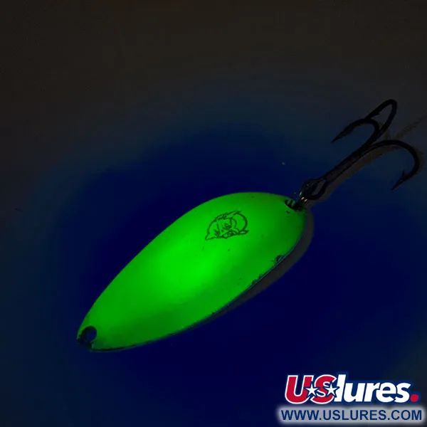 Dardevle Devle Dog 5400 UV Blinker, Gelb/Grün/Nickel, 14g, UV, #12409