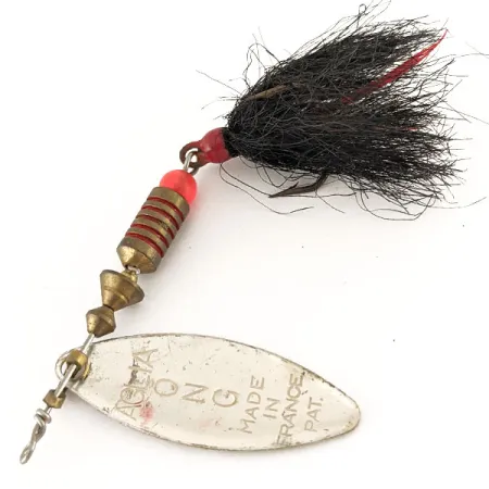 Mepps Aglia Long 2 Dressed Spinner, Silber, 7,3g, Weidenblatt, #12416