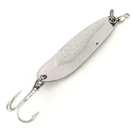 Luhr Jensen Krocodile Die #3 Blinker, Nickel / Blau, 10g, #12435