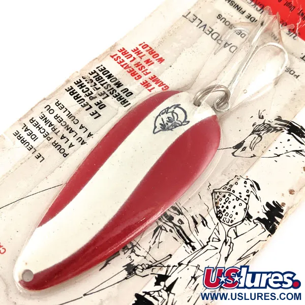 Eppinger Dardevle Dardevlet Blinker, Rot/Weiß/Nickel, 21g, #12437