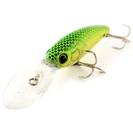 Cotton Cordell Deep Minnow UV Wobbler, Chartreuse, 7g, UV-aktiv, #12459