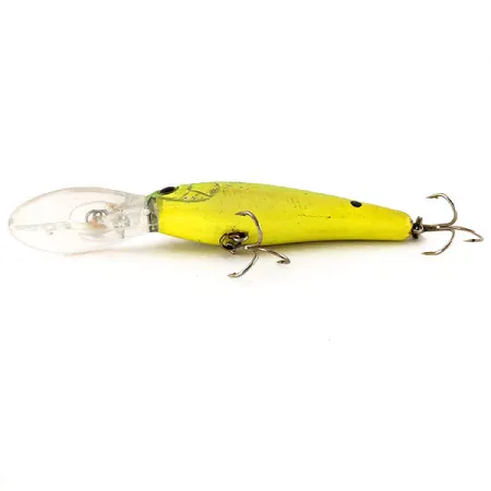 Cotton Cordell Deep Minnow UV Wobbler, Chartreuse, 7g, UV-aktiv, #12459