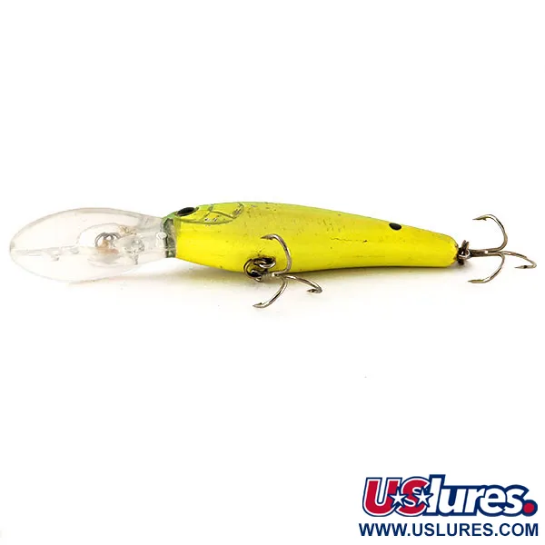 Cotton Cordell Deep Minnow UV Wobbler, Chartreuse, 7g, UV-aktiv, #12459