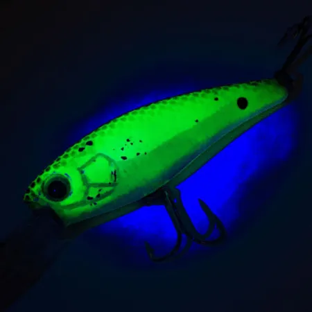 Cotton Cordell Deep Minnow UV Wobbler, Chartreuse, 7g, UV-aktiv, #12459