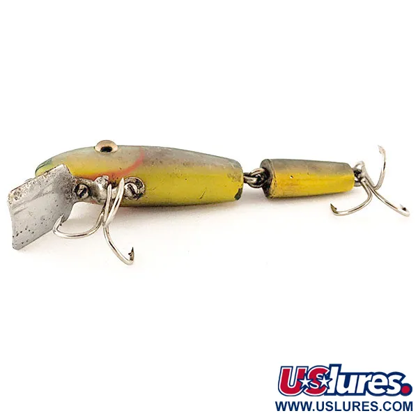 Kmart Kresge #370 Geteilter Wobbler, Gelb / Grün, 7g, Schwebend, #12464