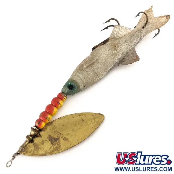 Mepps Giant Killer Mino Spinner, Messing / Blau, 40g, #12474