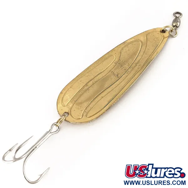 Lucky Strike Spoon Blinker, Gold, 28g, Wellenstruktur, #12479