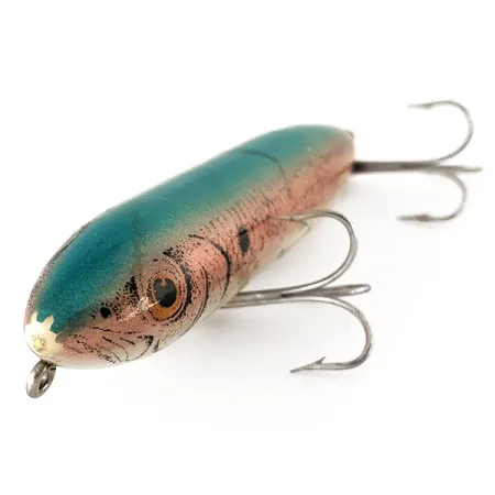 Heddon Zara Spook Oberflächenköder, Blaugrün/Lachs, 21g, Vintage, #12486
