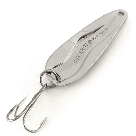 Luhr Jensen Hot Shot Löffelblinker, Nickel, 9g, Vintage, #12498