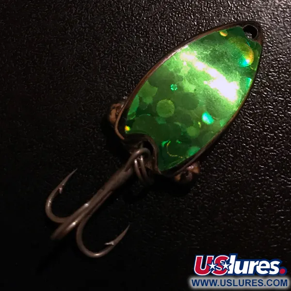 Fish Itt First Double Dancer Blade Bait, Grün/Nickel, 7g, UV, #12500