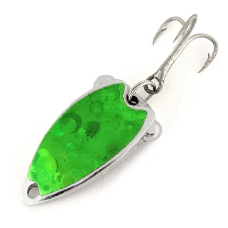 Fish Itt First Double Dancer Blade Bait, Grün/Nickel, 7g, UV, #12500