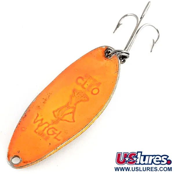 Seneca Little Cleo (Hula Girl) Blinker, Nickel/Orange, 14g, #12510