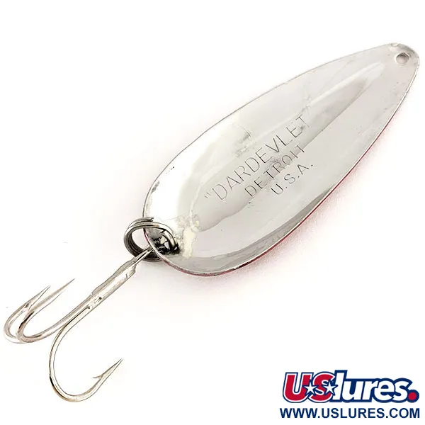 Dardevle Dardevlet Blinker, Red/White/Nickel, 21g, Weitwurf, #12511